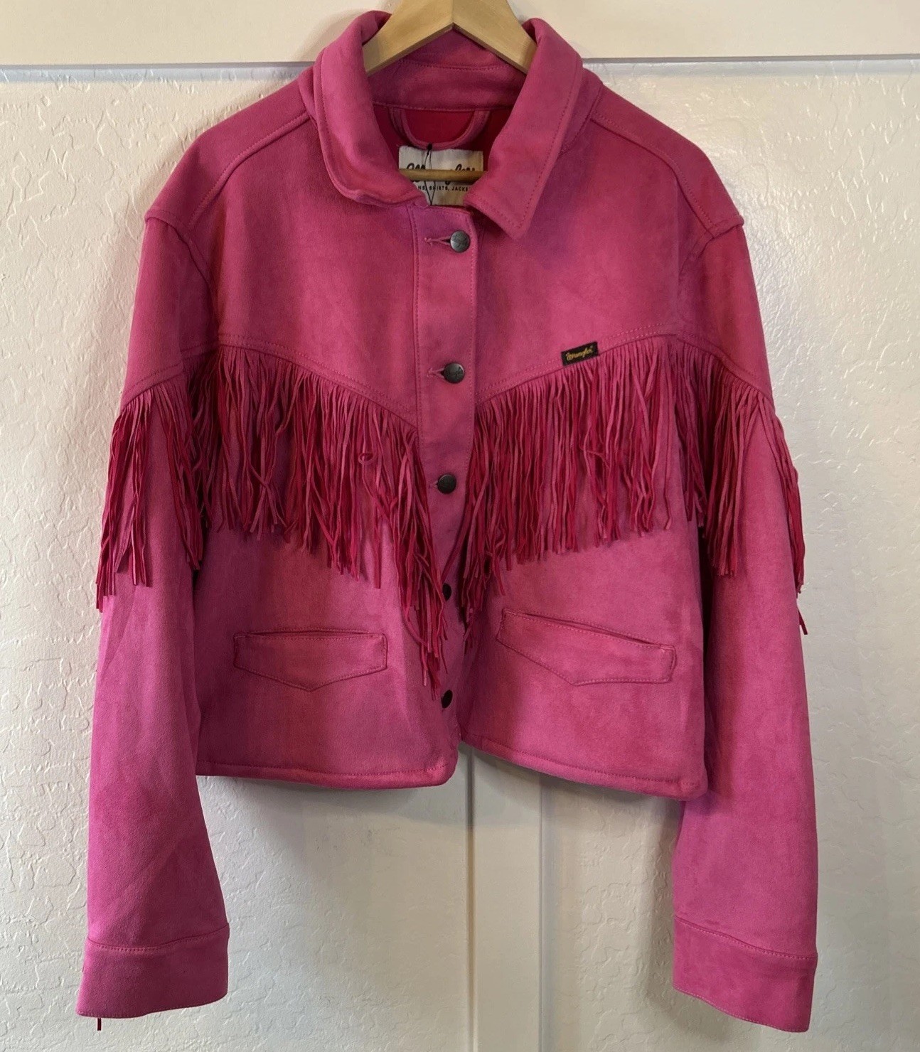 Wrangler, Fringe Jacket, Women’s 3XL , Hot Pink, NWT, Western Wear