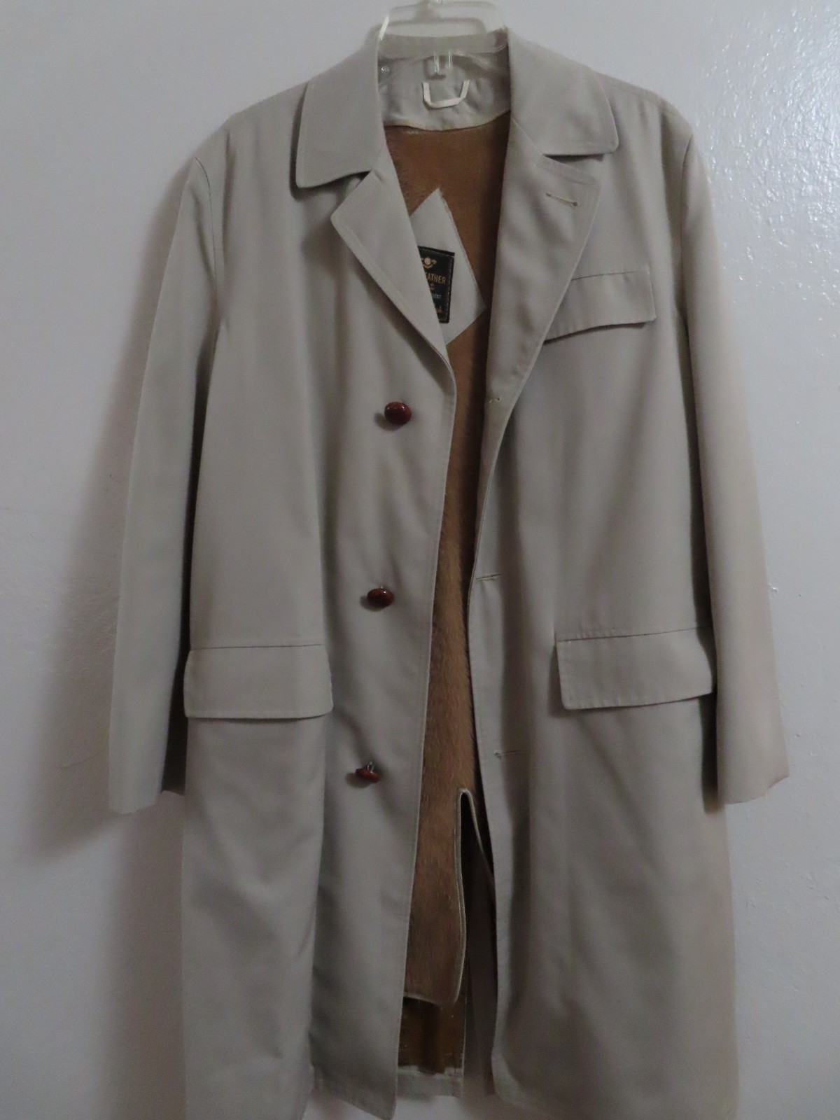 Foreman&Clark Royal Fabric Guild Label All Weather Coat Water Repellent Women 34