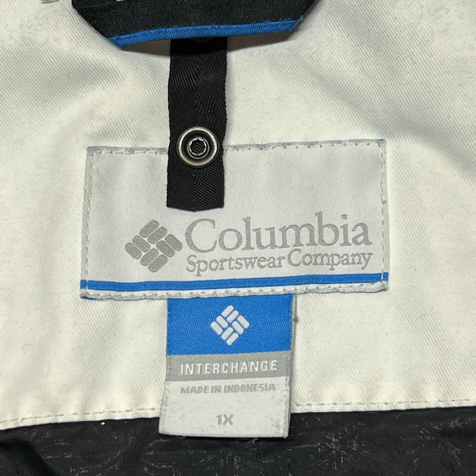 Columbia Bugaboo Interchange Jacket Womens 1X Black Omni-Tech Hooded Ski