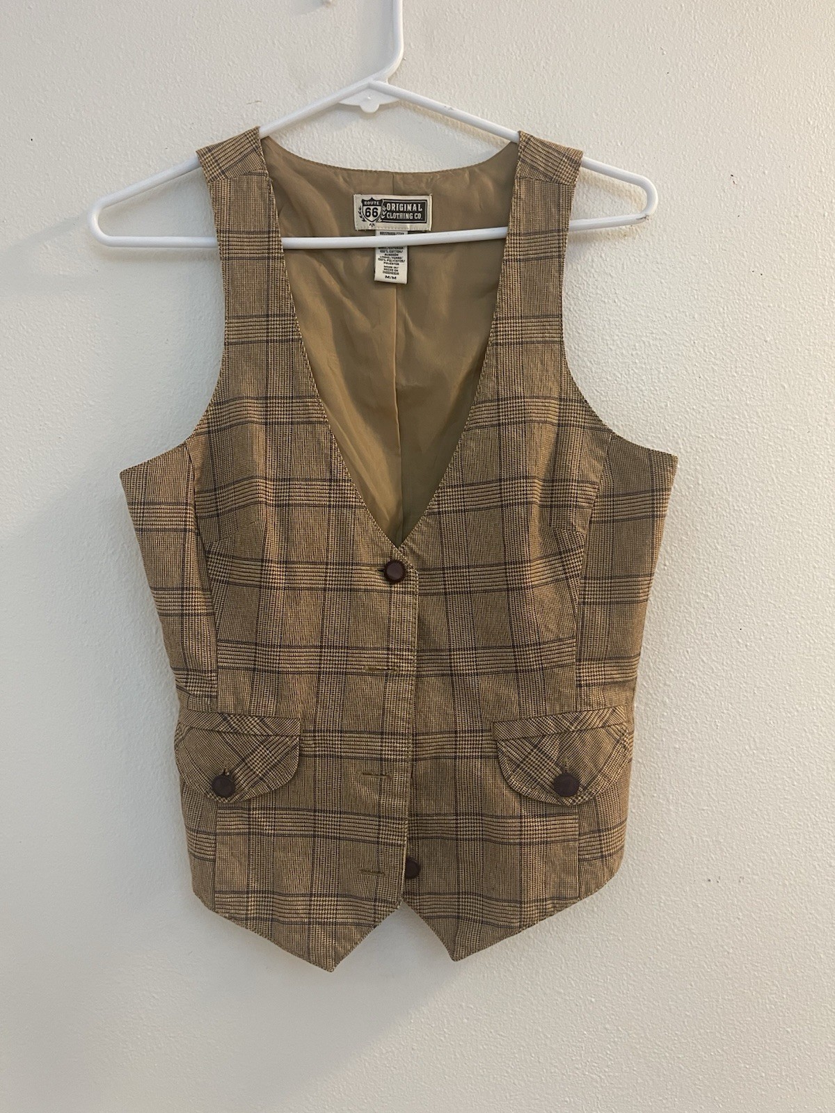 Vest Route 66 Original Clothing Co Size M/M Women 100% Cotton