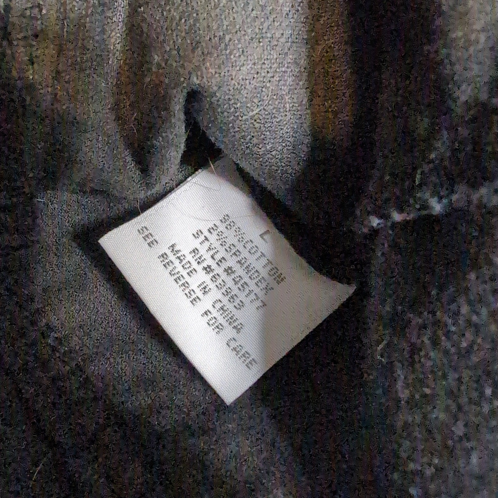 Black Corduroy Button-Front Jacket Gothic