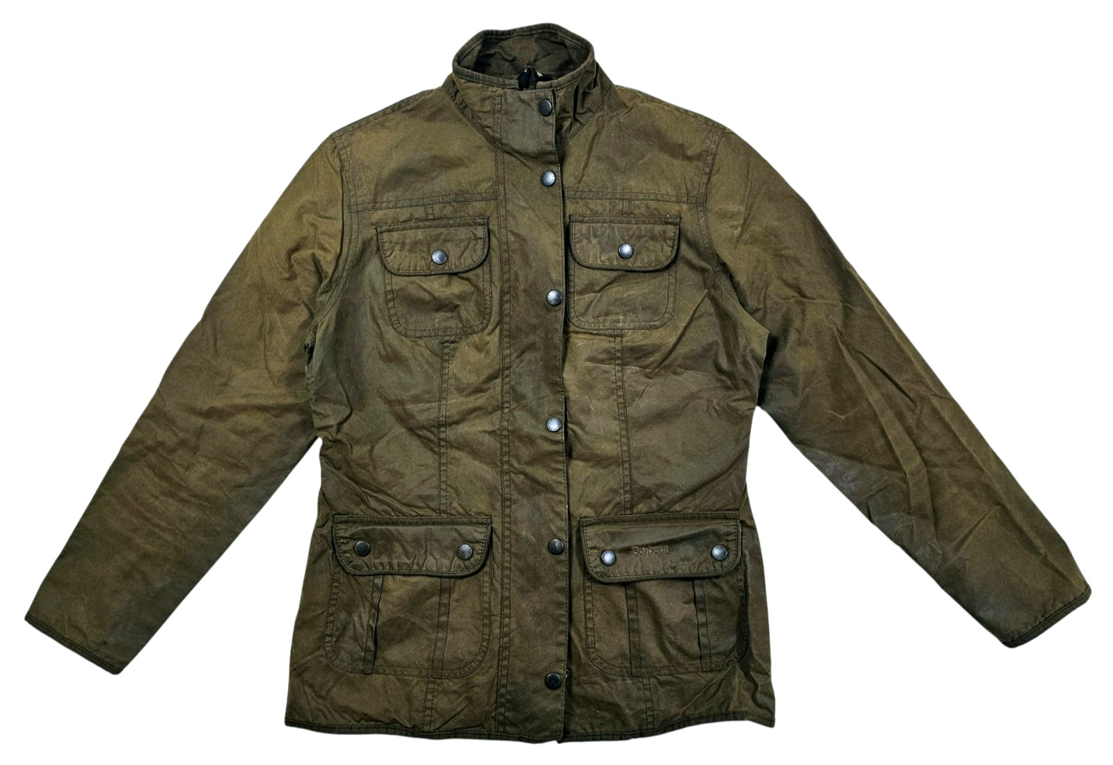 HOT Women’s BARBOUR L1091 LADIES UTILITY PARKA LINED OLIVE WAX Jacket 10UK 6US S