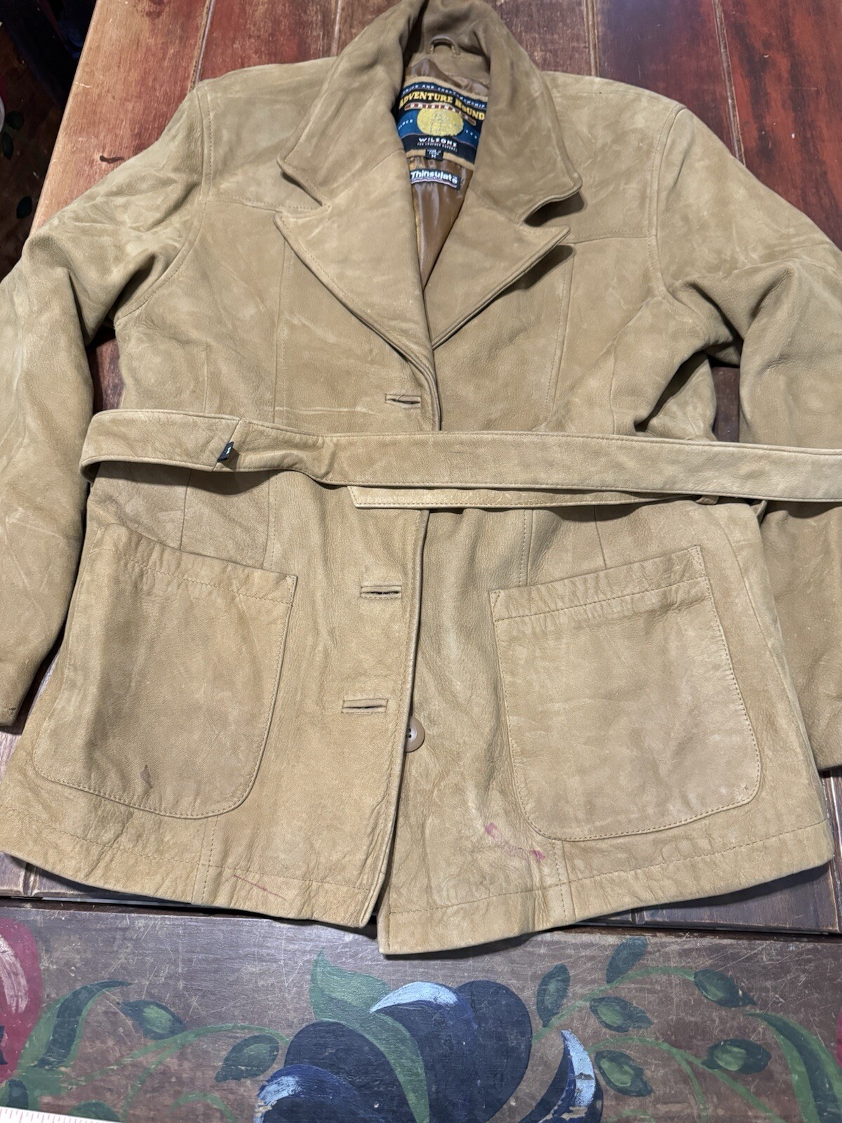Adventure Bound Originals Wilsons Leather Brown Thinsulate Jacket Women’s M