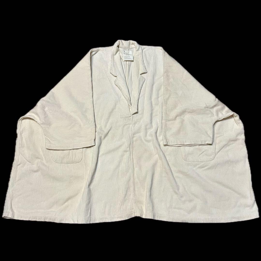 80s Yohji Yamamoto Oversized Corduroy Poncho Jacket Coat