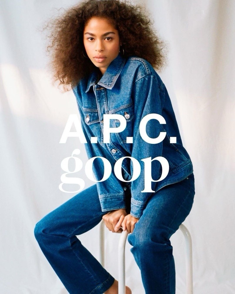 A.P.C. × Goop Denim Jacket Size 34 Made In Egypt