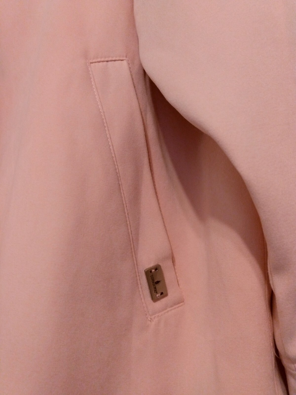London Fog Women’s Pink Hidden Button Pockets Lined Shacket Jacket size L