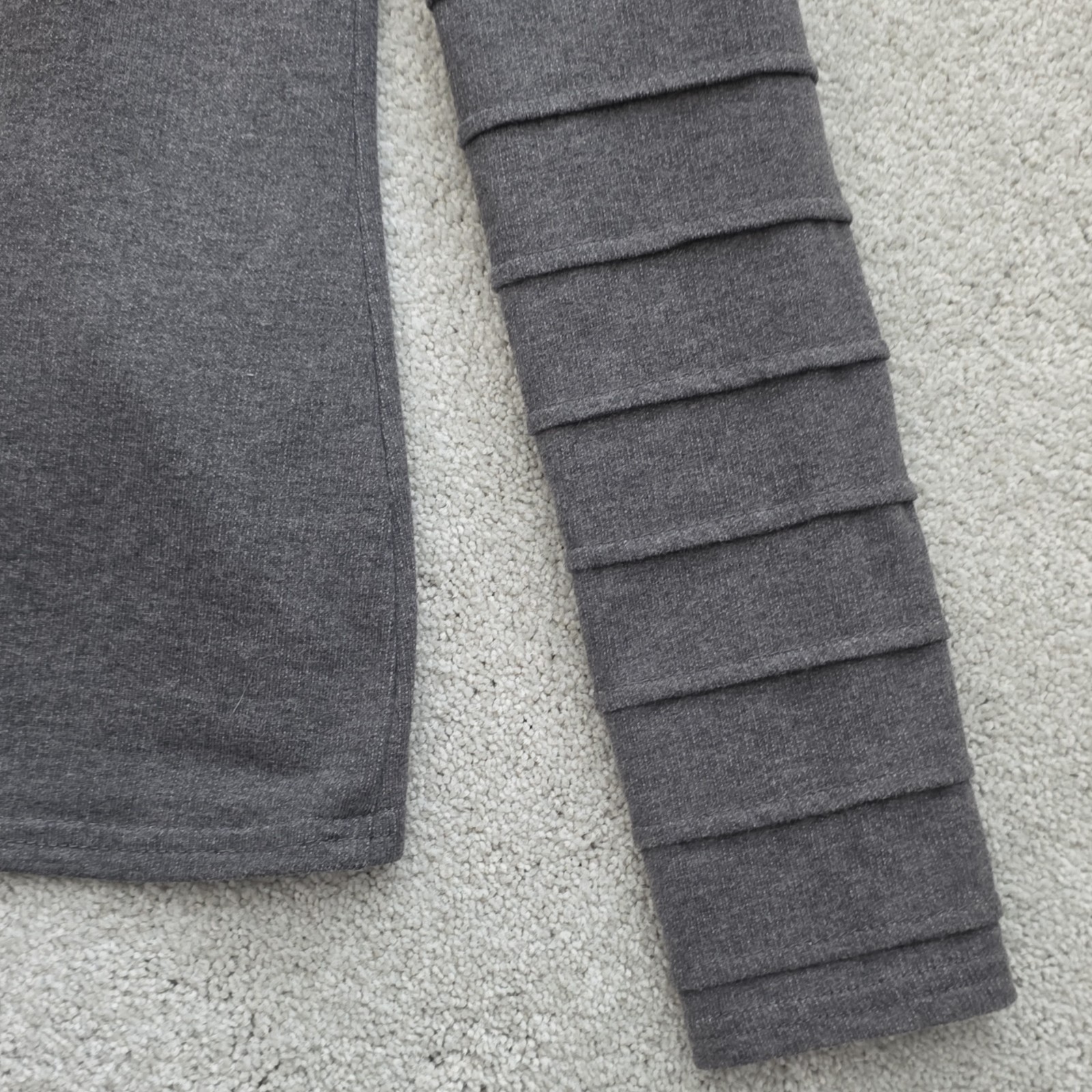 Star Wars Her Universe Gray Full Zip Cowl Neck Asymmetric Jacket Womens XS