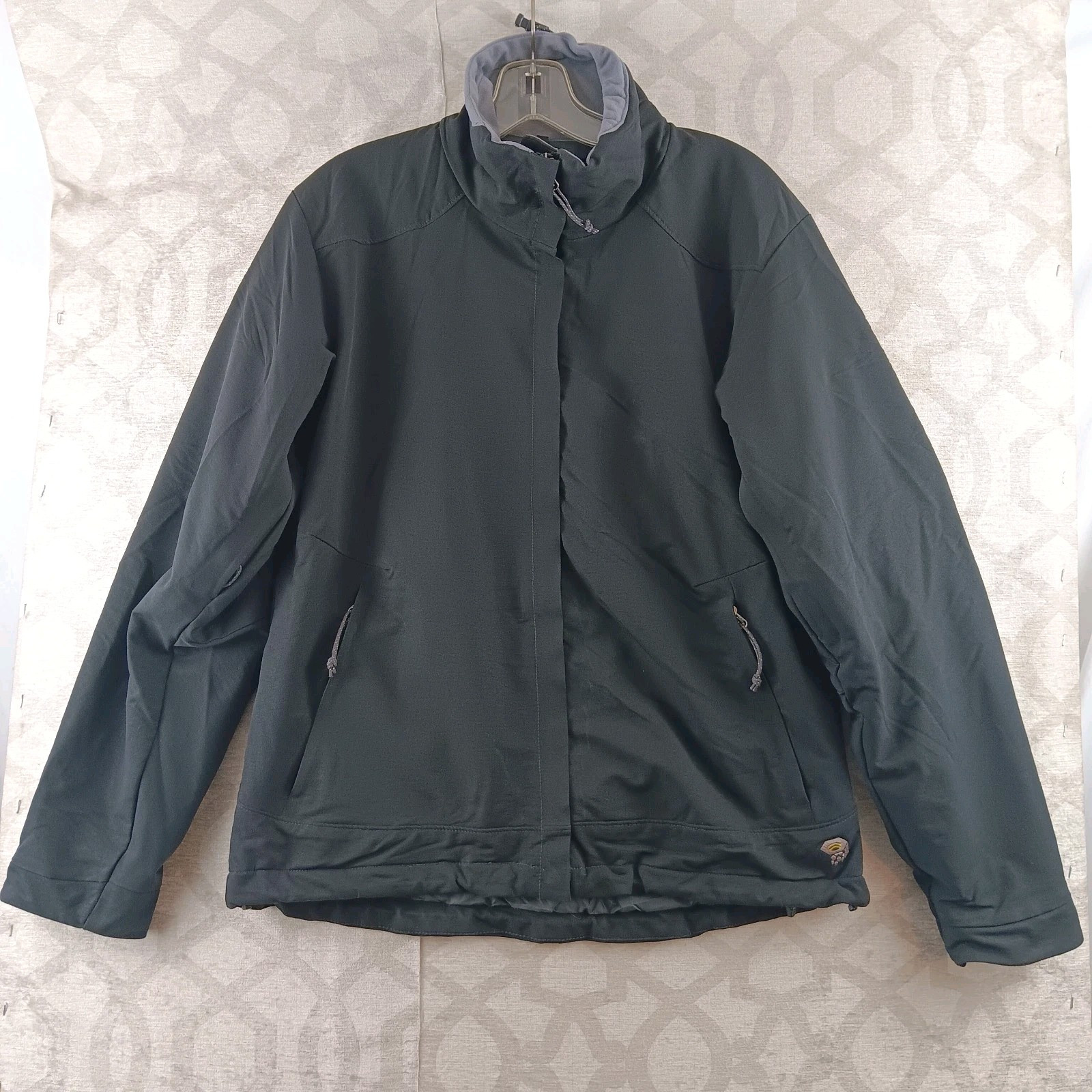 Mountain Hardwear Jacket Womens Medium Black Full Zip Coat Primaloft