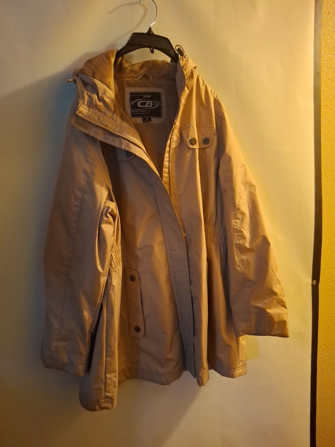 Women’s Izzi Winter Coat – CB Sport Tan – Made in Egypt – Heavy Duty 2x Snow