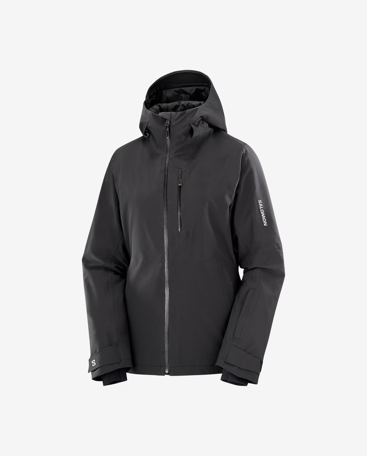 HIGHLAND Women’s Insulated Hooded Jacket Salomon Size Small black