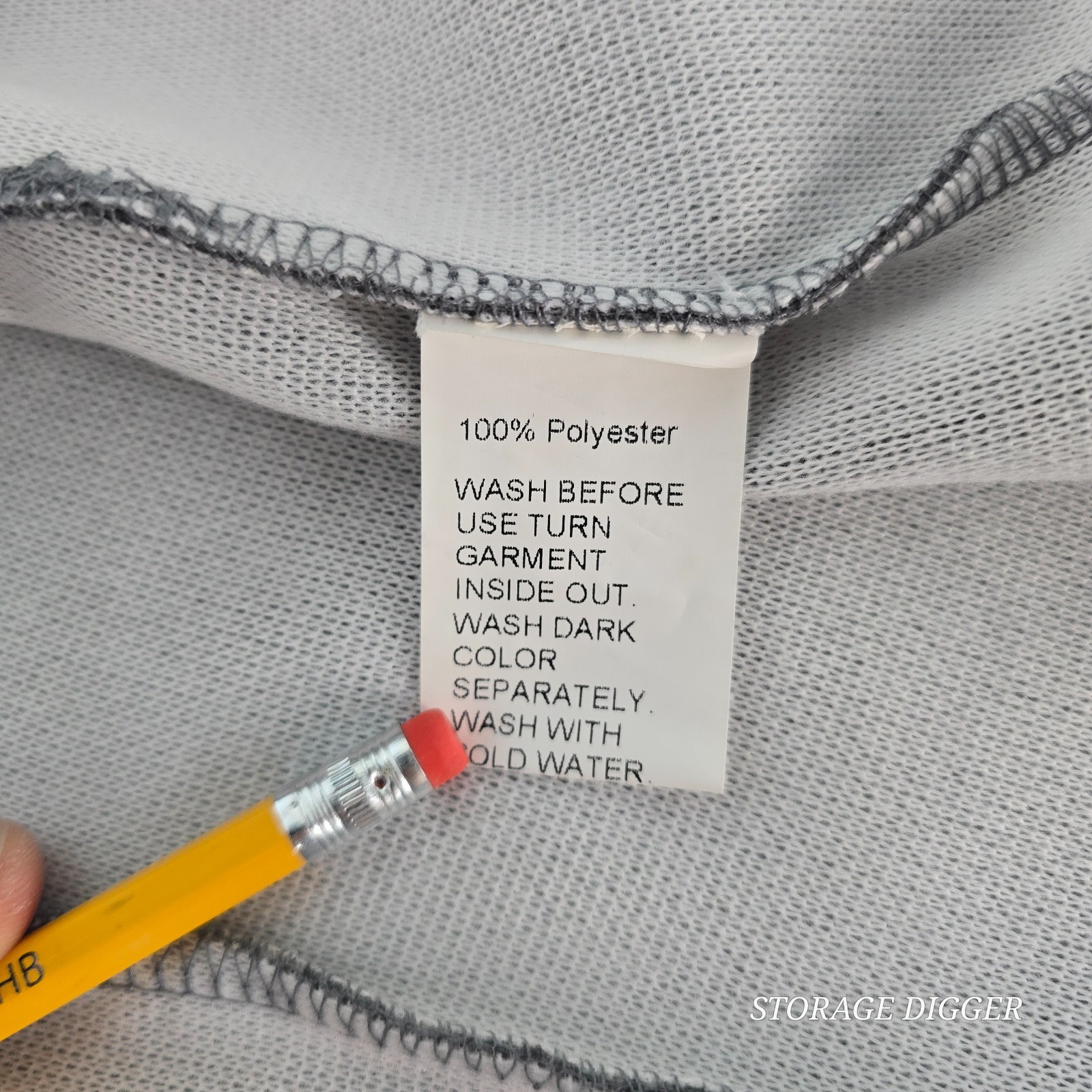 Women’s Gray 100% Polyester Open Front Jacket Blazer 33.5″ Long, Pockets, China