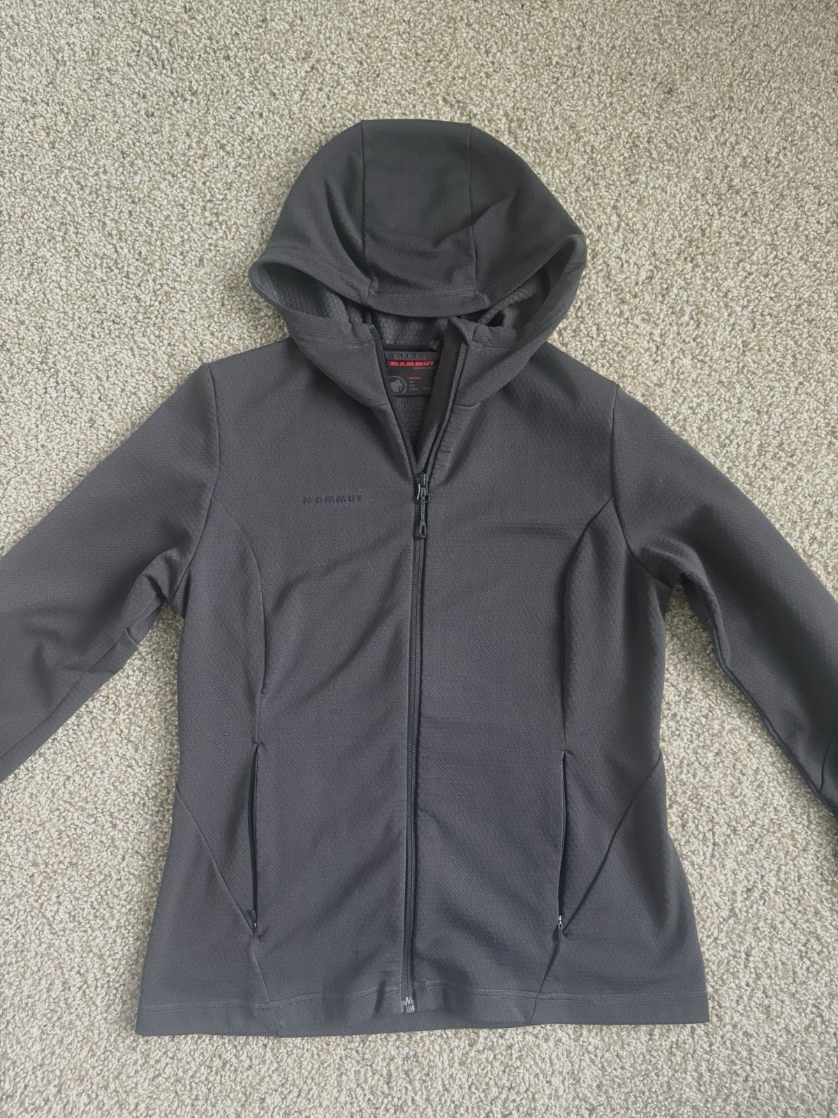 women’s mammut tumalo hooded full zip jacket size small