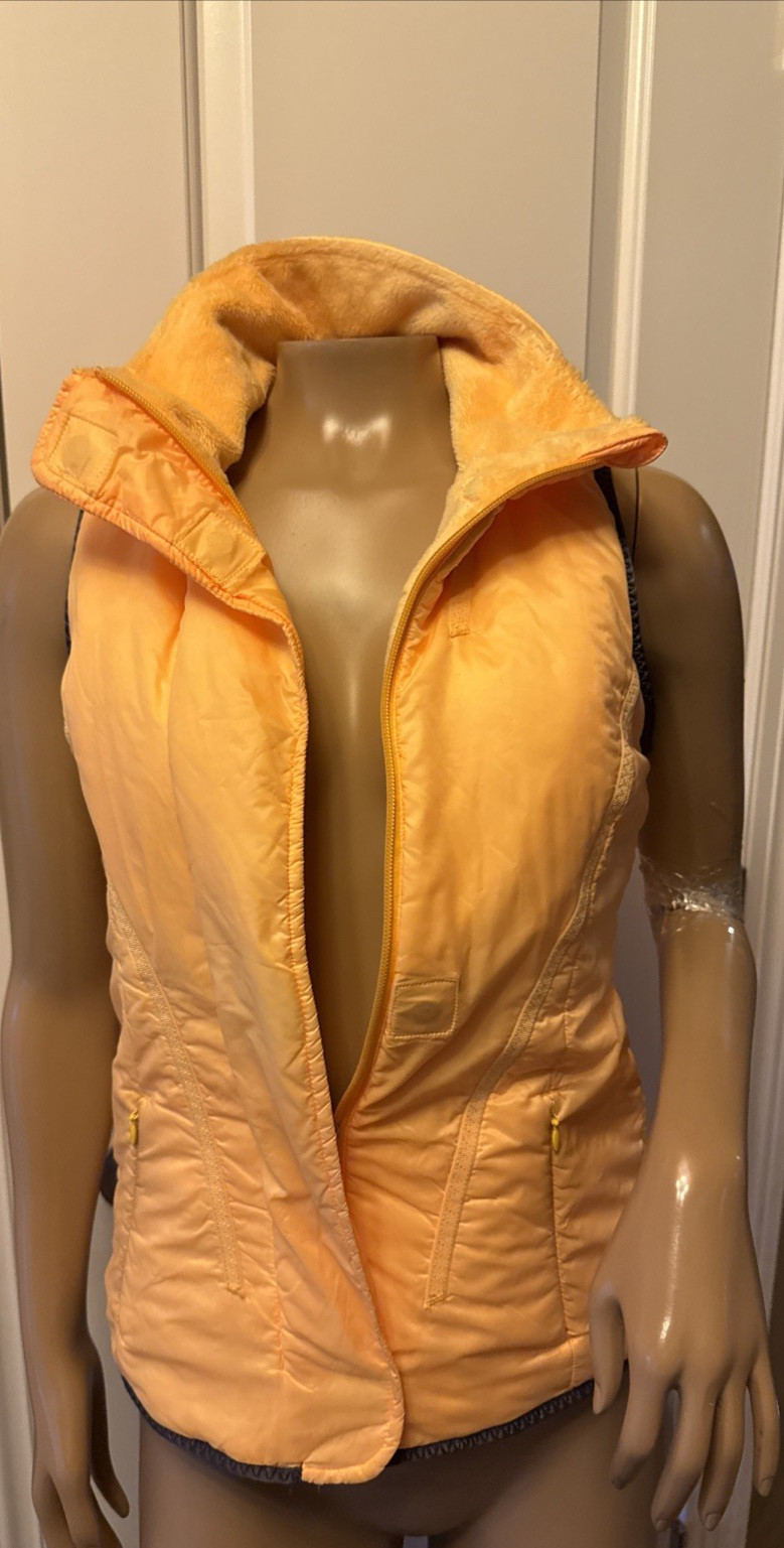 LULULEMON Glacier Magnetic Vest Fleece Lined Full Zip Women’s Size 4 Yellow