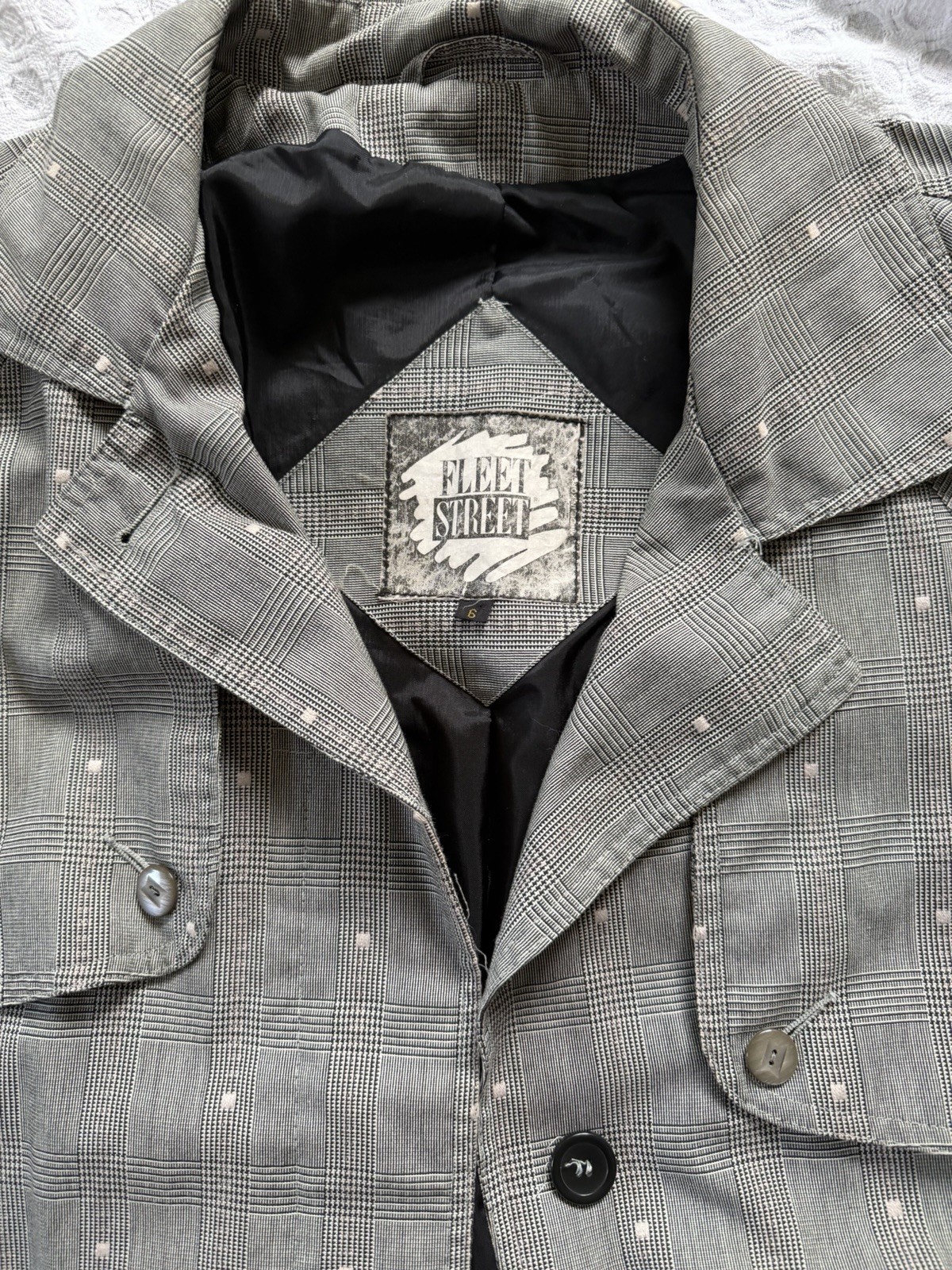 Fleet Street Vintage Trench Coat Jacket Women’s Size 6