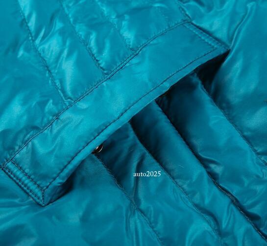 Winter Coat Women’s White Duck Down A-Line Lightweight Warm Turtleneck Jacket