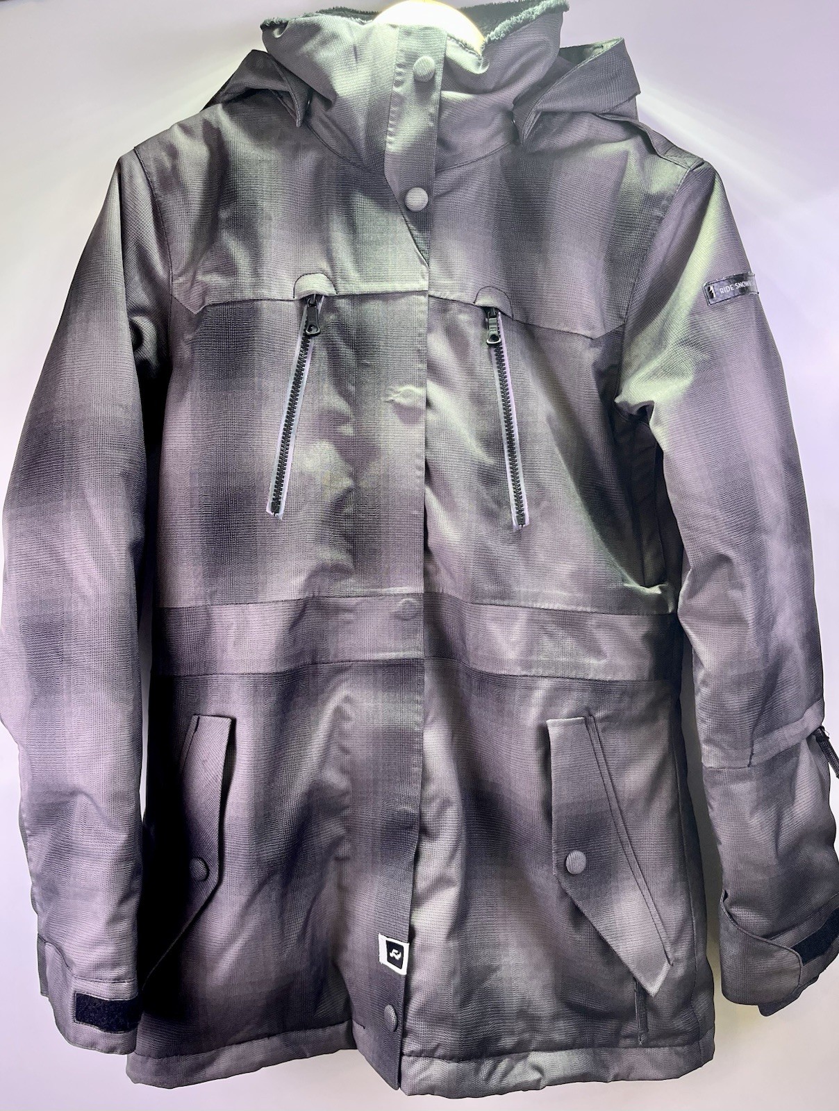 Ride Snowboards Jacket Women’s Small Primaloft Strata HD ll Full Zip Waterproof