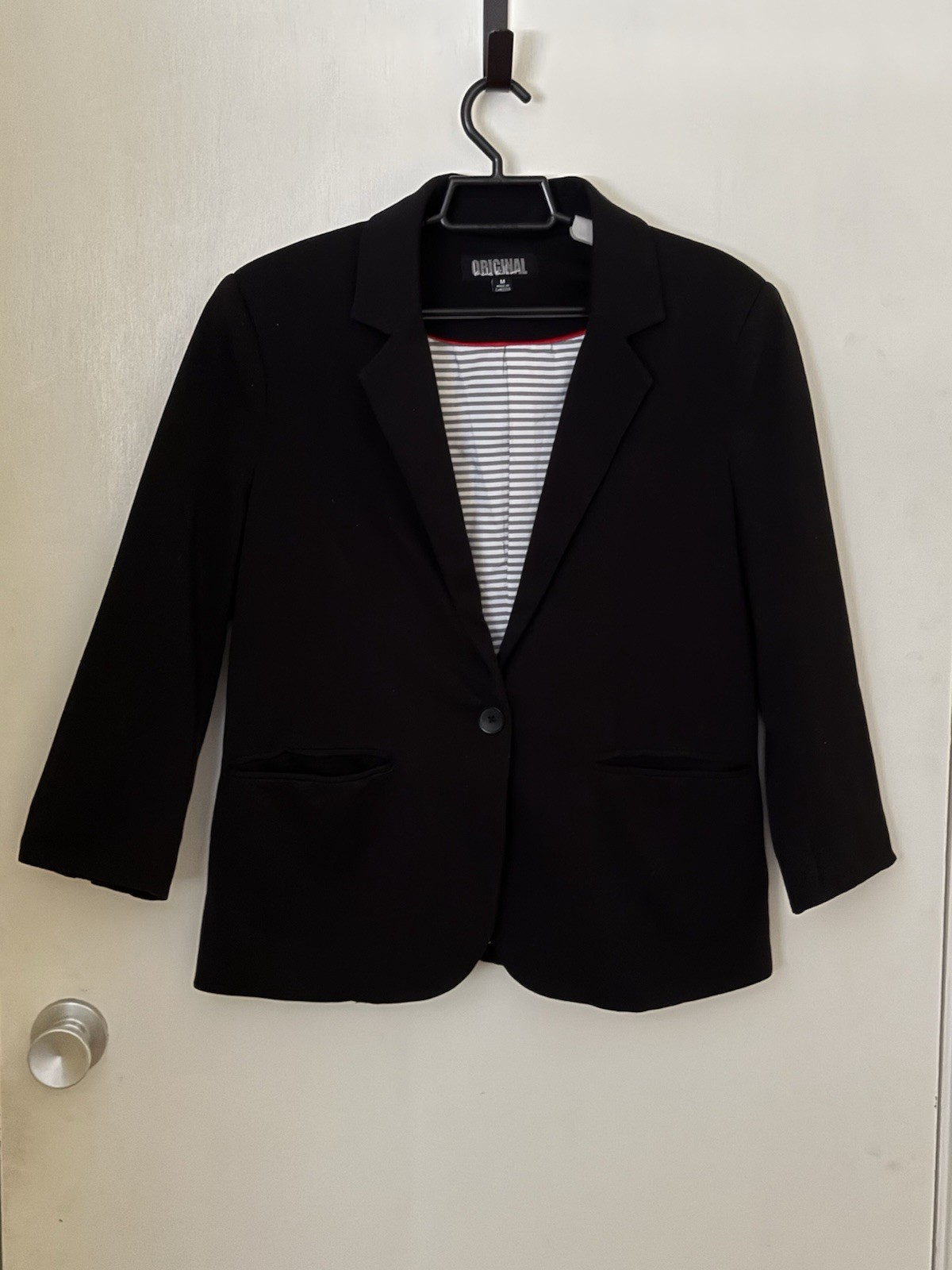 Original By Nicole Miller Jacket Women’s Dark Navy Blazer Size Medium