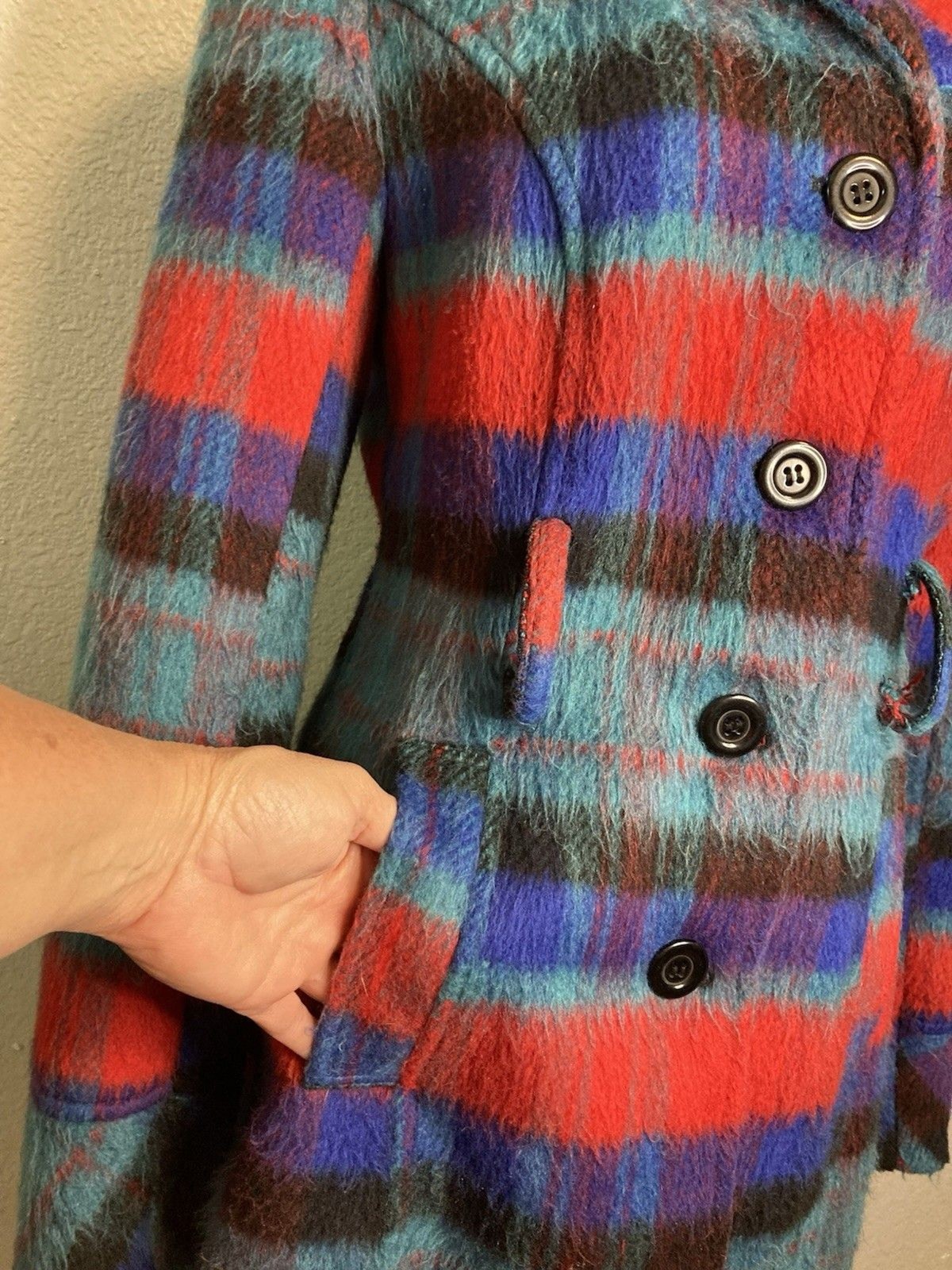 BKE Buckle Peacoat Medium Women’s Jacket Multi Color Outerwear