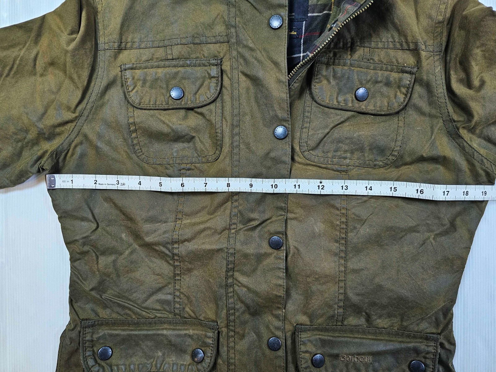 HOT Women’s BARBOUR L1091 LADIES UTILITY PARKA LINED OLIVE WAX Jacket 10UK 6US S