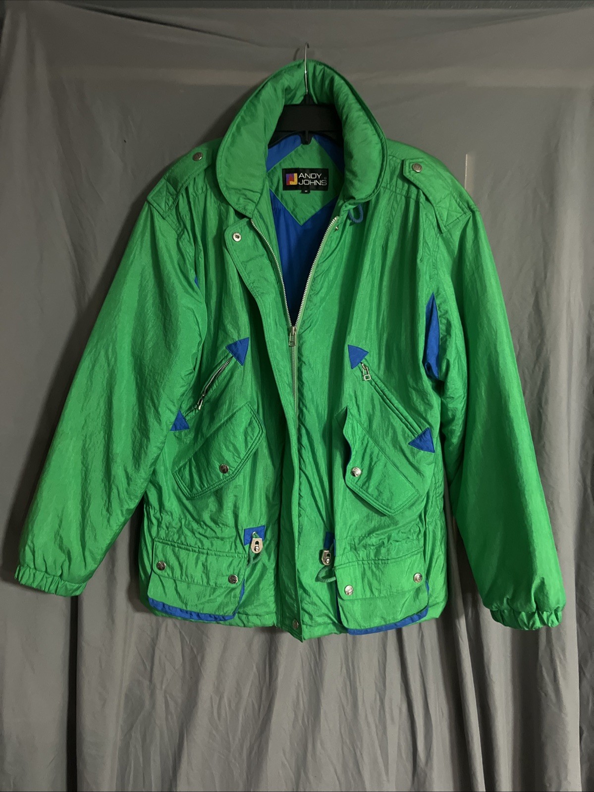 Vintage Andy Johns Ski Jacket Men’s Medium Winter Skiing 80s 90s Great Cond