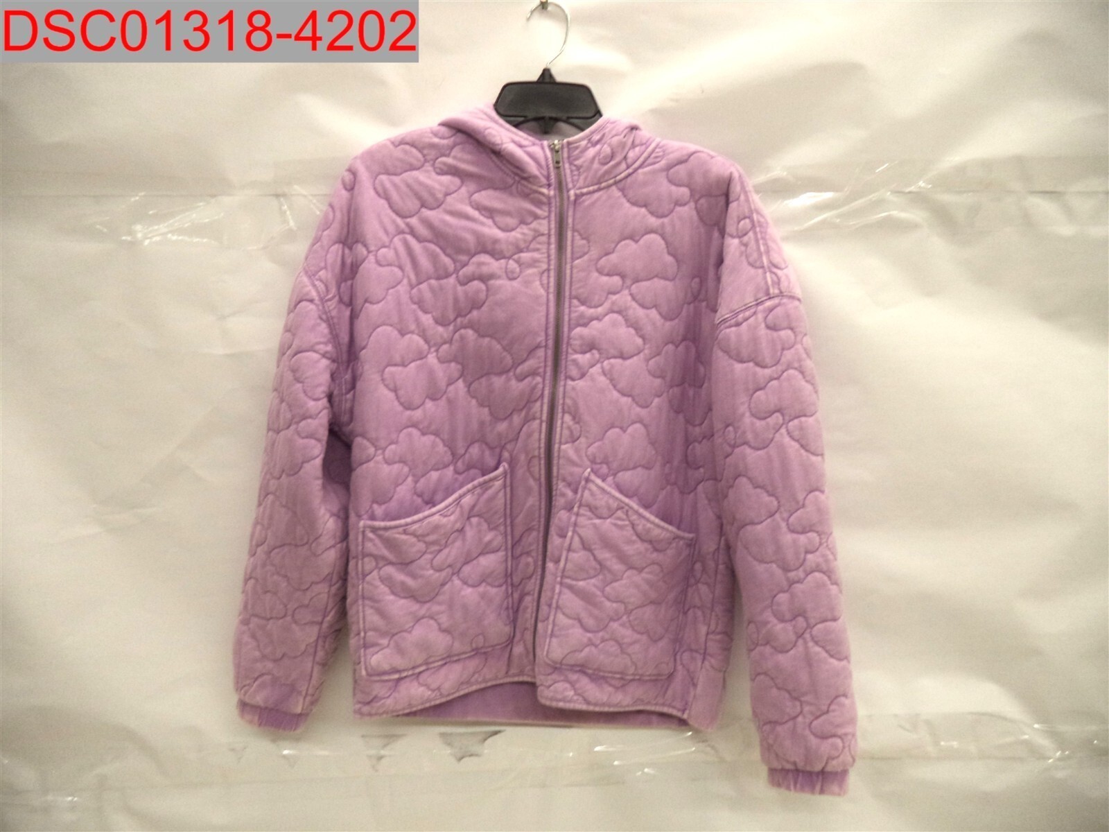 Wild Fable Unisex Adults Light Purple Hooded Quilted Jacket, Size S 195995170880