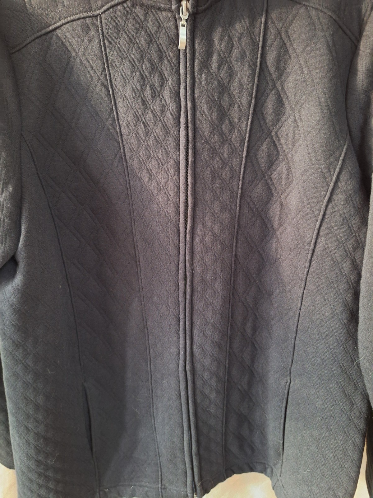 Croft & Barrow Jacket Women’s XXL Quilted Outside Unlined Full Zipper New /WT