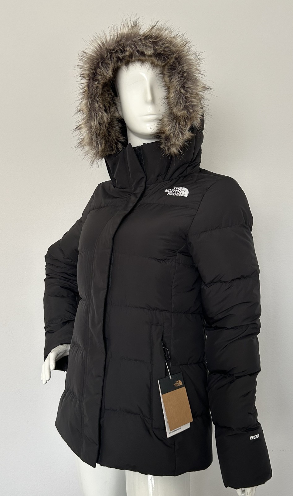 THE NORTH FACE WOMEN GOTHAM GOOSE DOWN PUFFER JACKET Black size XS S M L XL XXL
