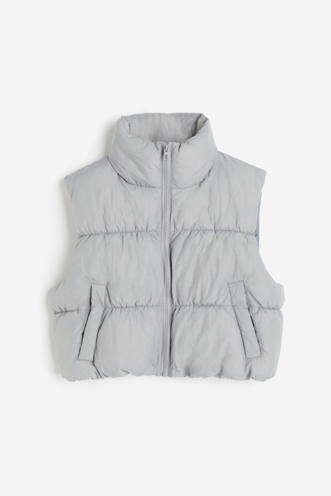 F21 Gray Puffer Vest