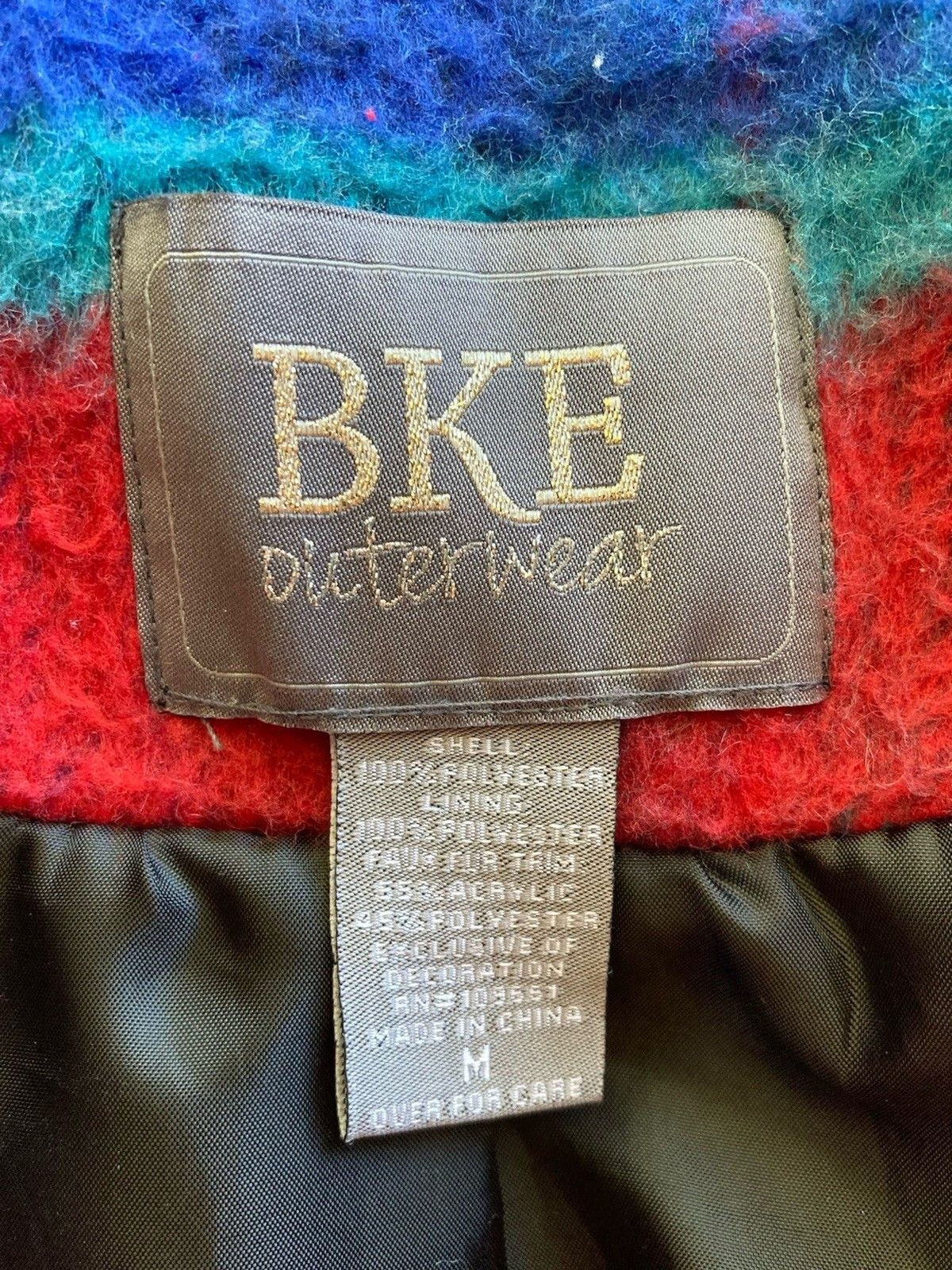 BKE Buckle Peacoat Medium Women’s Jacket Multi Color Outerwear