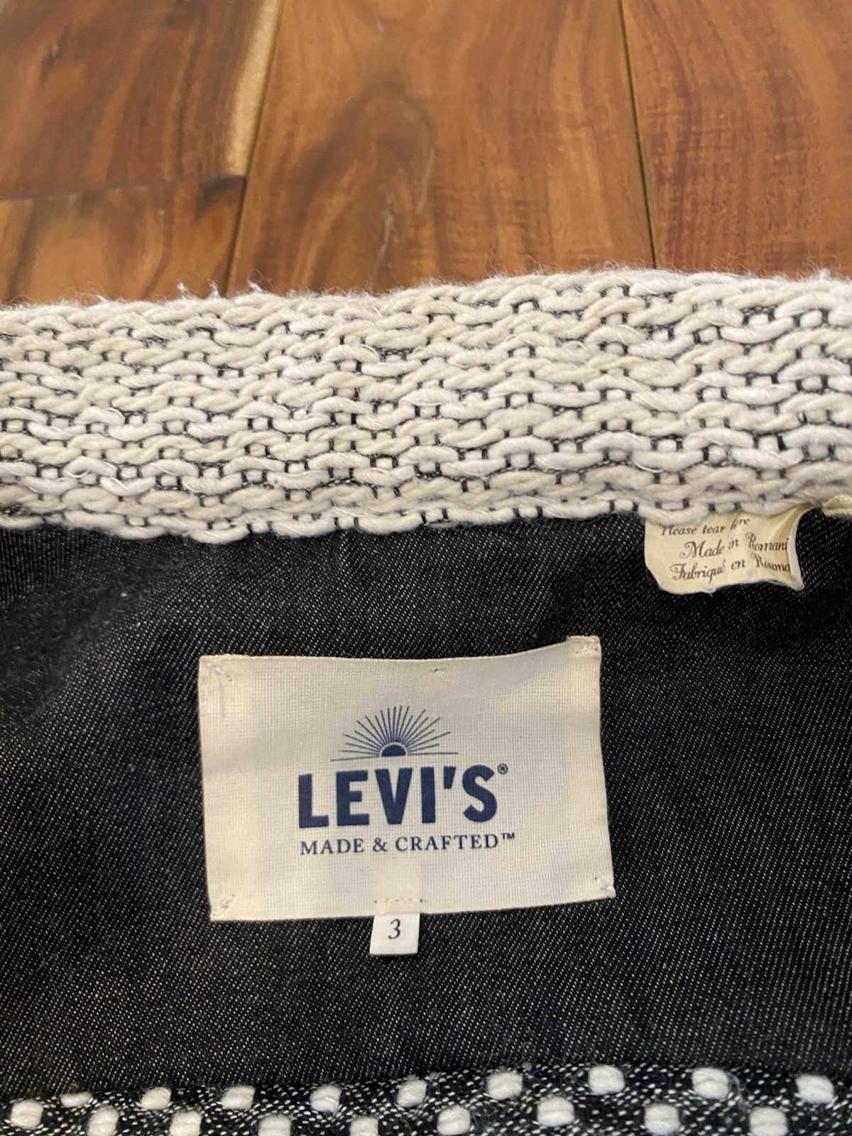 Rare! Levi’s® Made & Crafted® Cotton blend FRINGE TRUCKER JACKETSize 3/L