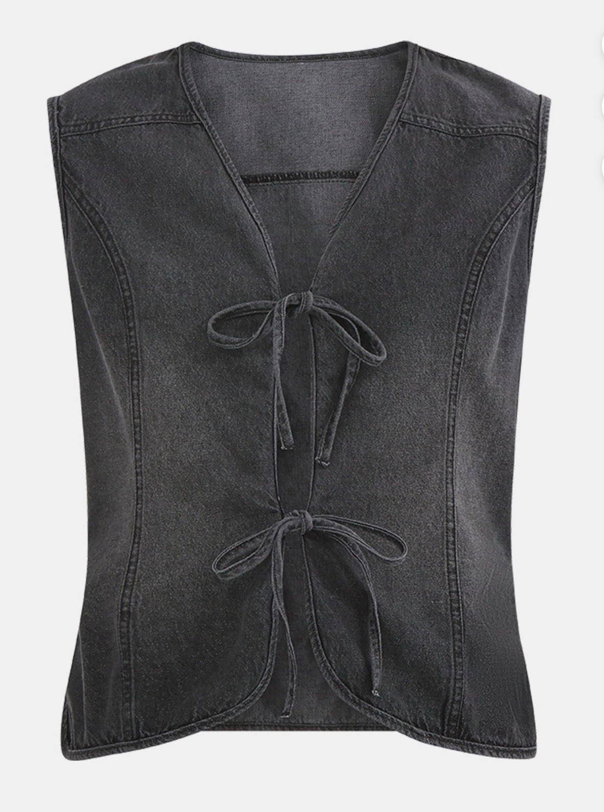New No Boundaries Women’s Denim Vest, SIZE (L-XL, XXL-XXXL) COLORS (Black, Blue)
