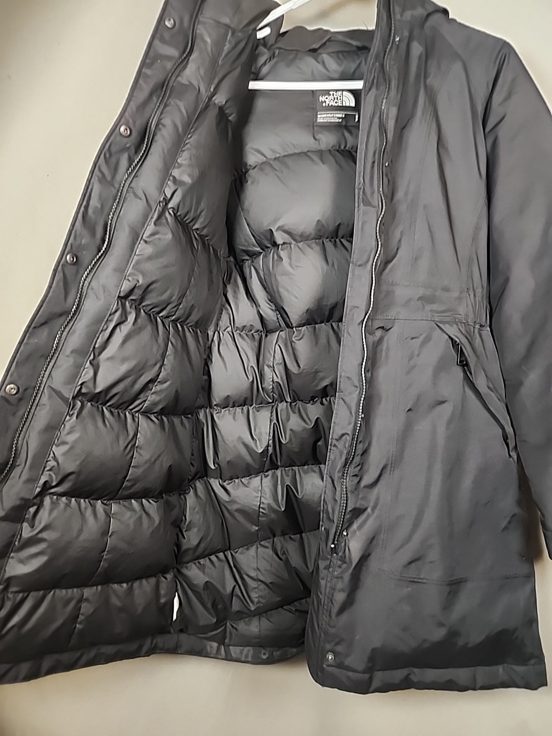 The North Face Arctic Parka Womens S Black 550 Down Waterproof Winter Coat