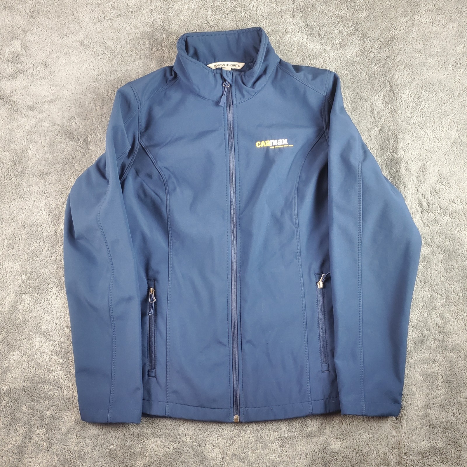 Port Authority Jacket Women’s S Blue Core Softshell Full Zip Carmax Uniform L317
