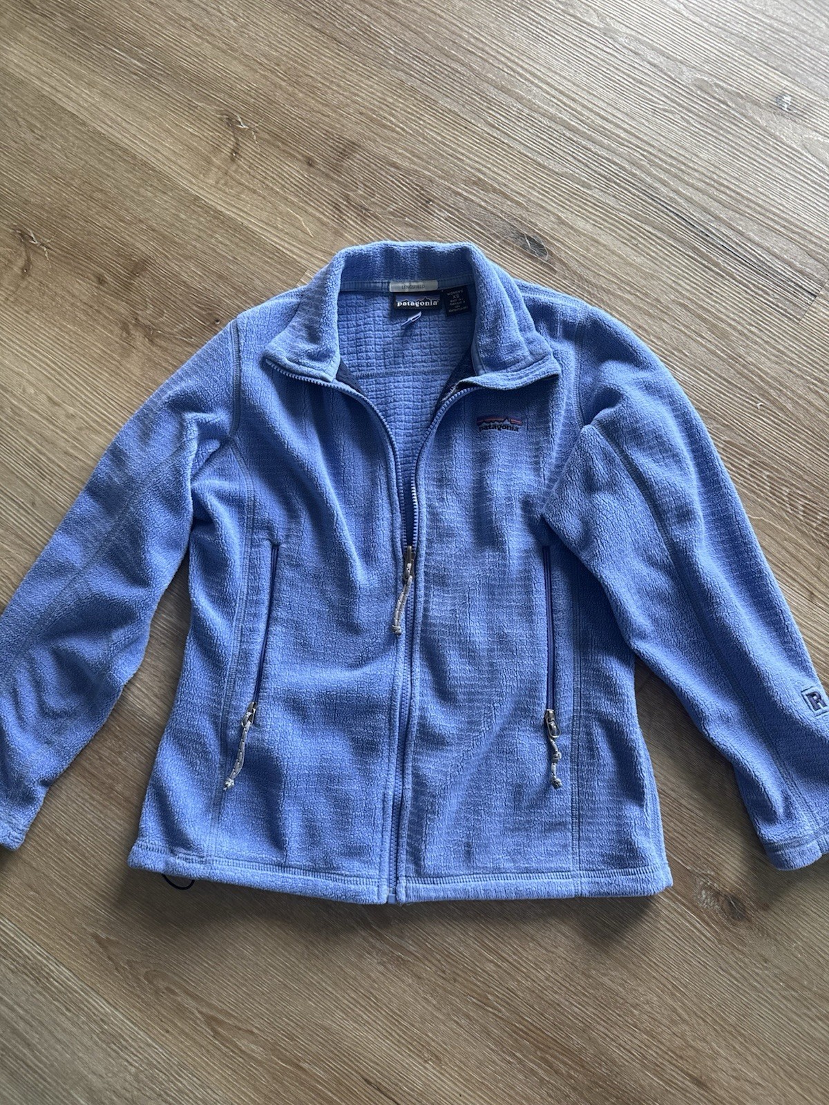 Patagonia Women’s Blue Full Zip Jacket Pockets Short Long Sleeve XS