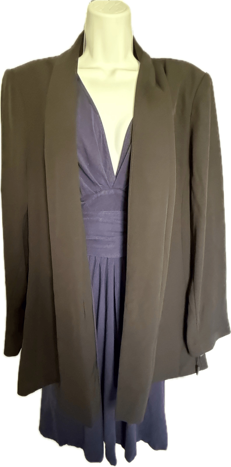 Calvin Klein Suit Jacket Blazer Black Shoulder Pads Women’s Plus Size 2X
