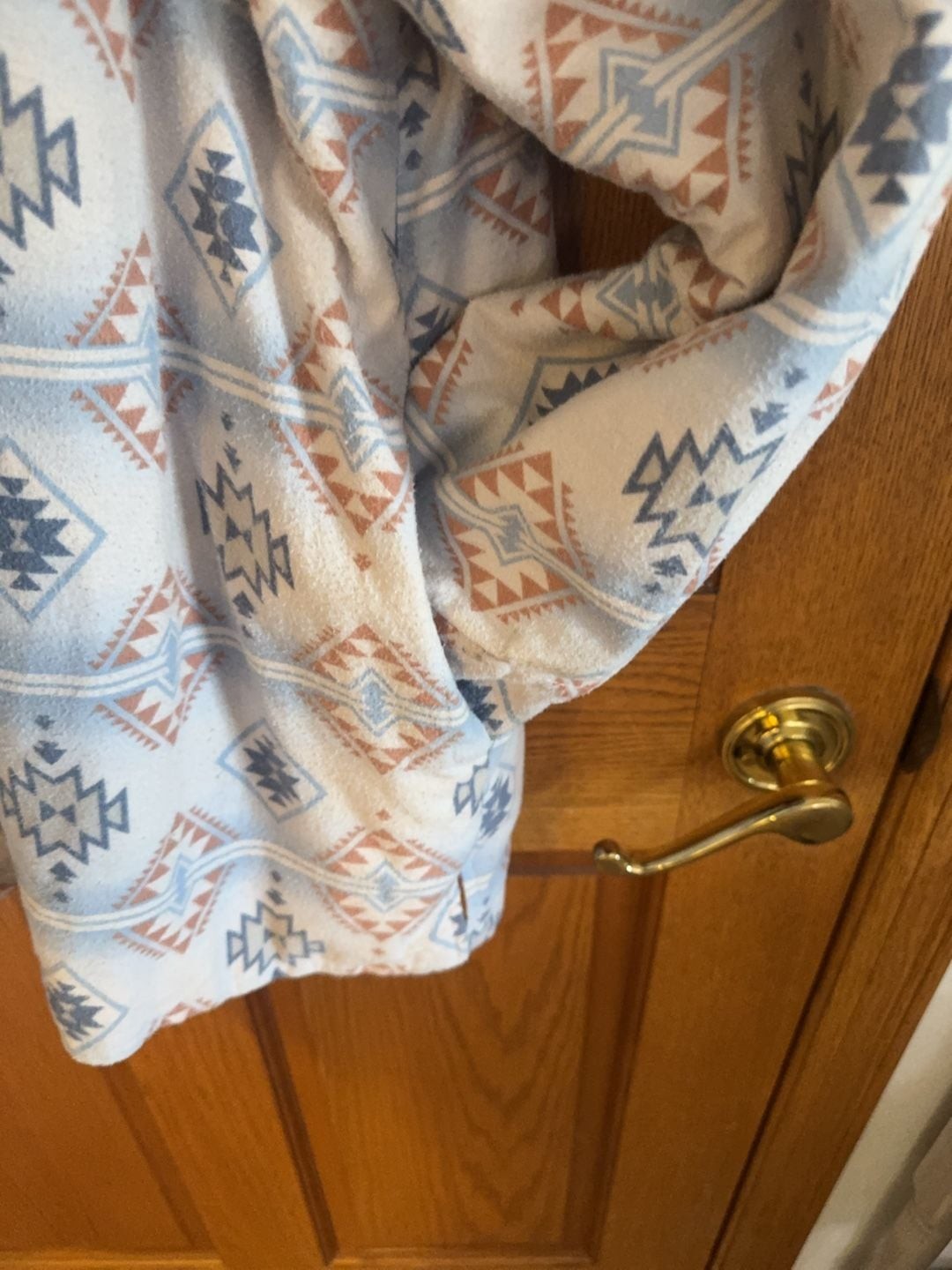 Cumberland Outfitters Sherpa Lined Southwestern Print Shirt Jacket Size L