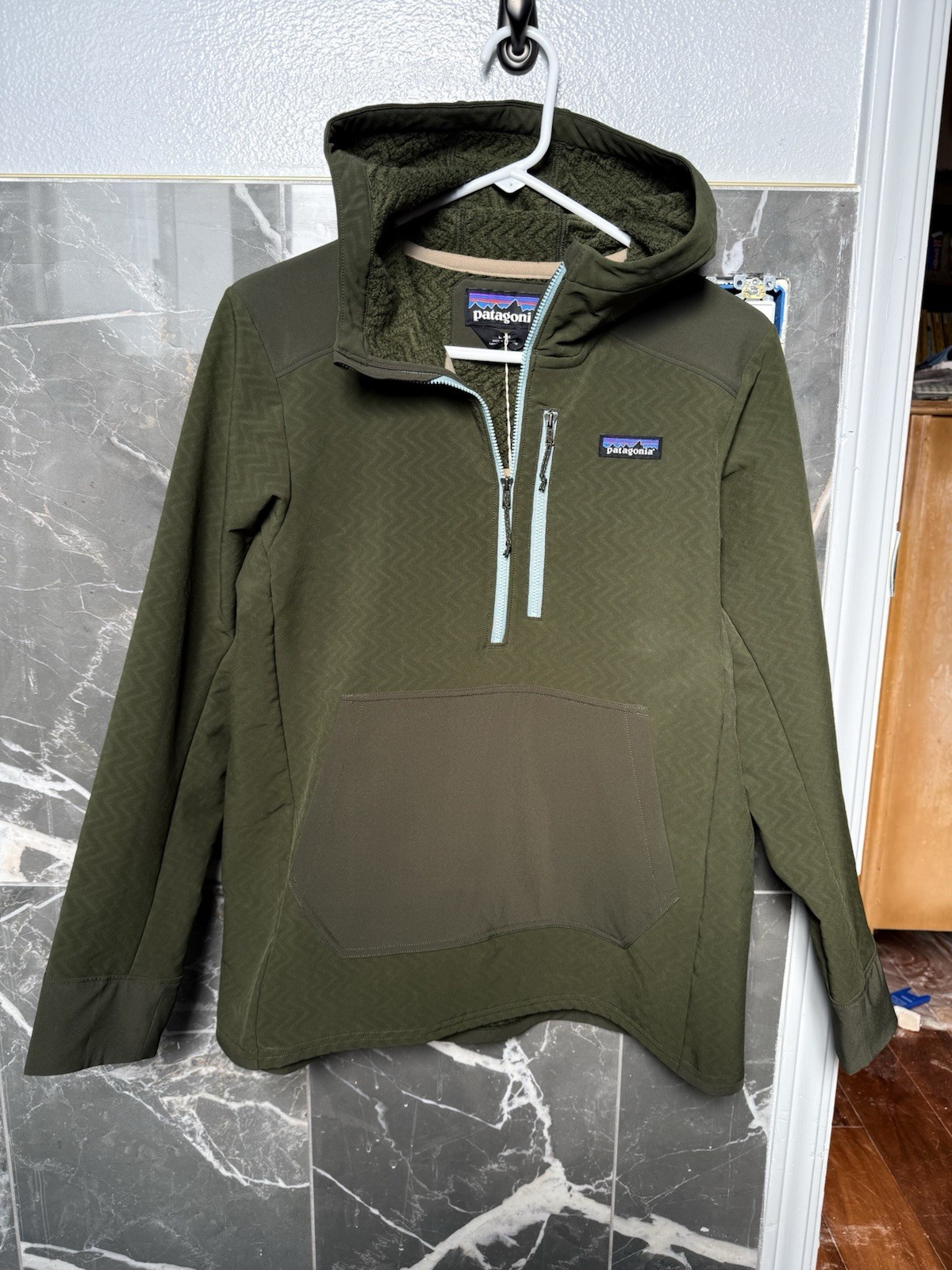 NWT PATAGONIA R2 Cross Strata Hoody Jacket Pullover Pine needle Green Medium