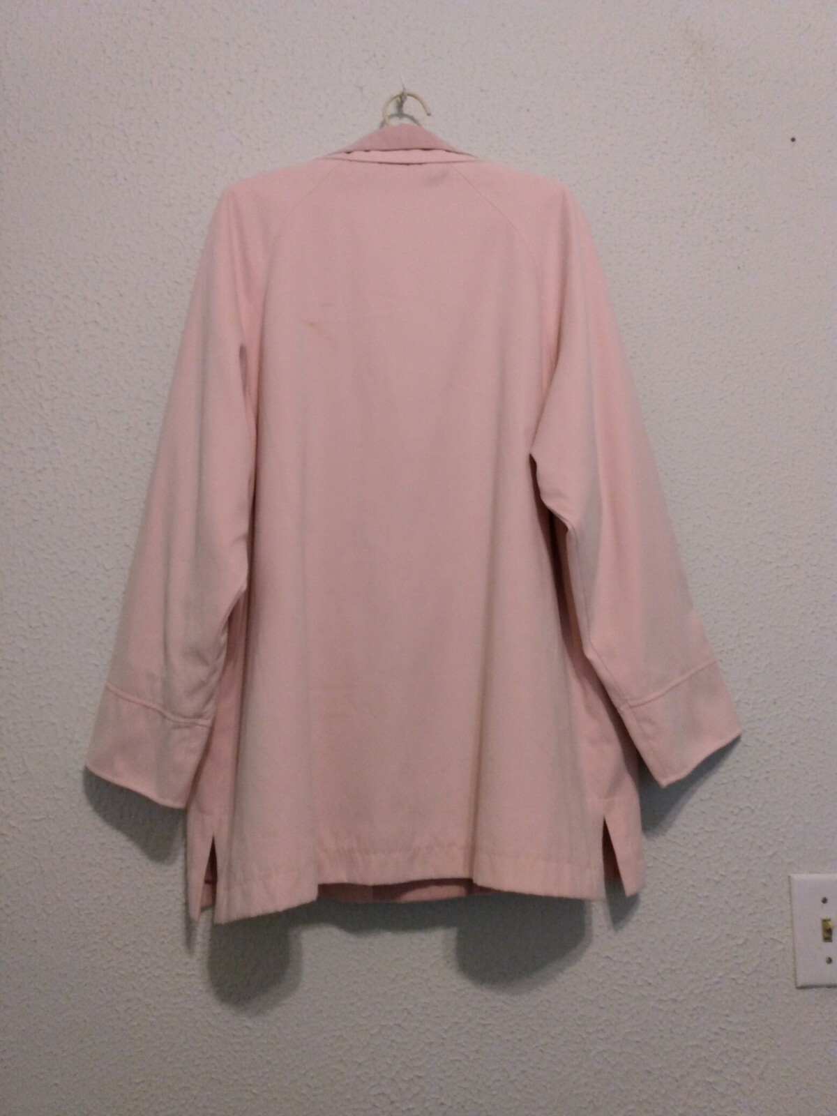 London Fog Women’s Pink Hidden Button Pockets Lined Shacket Jacket size L