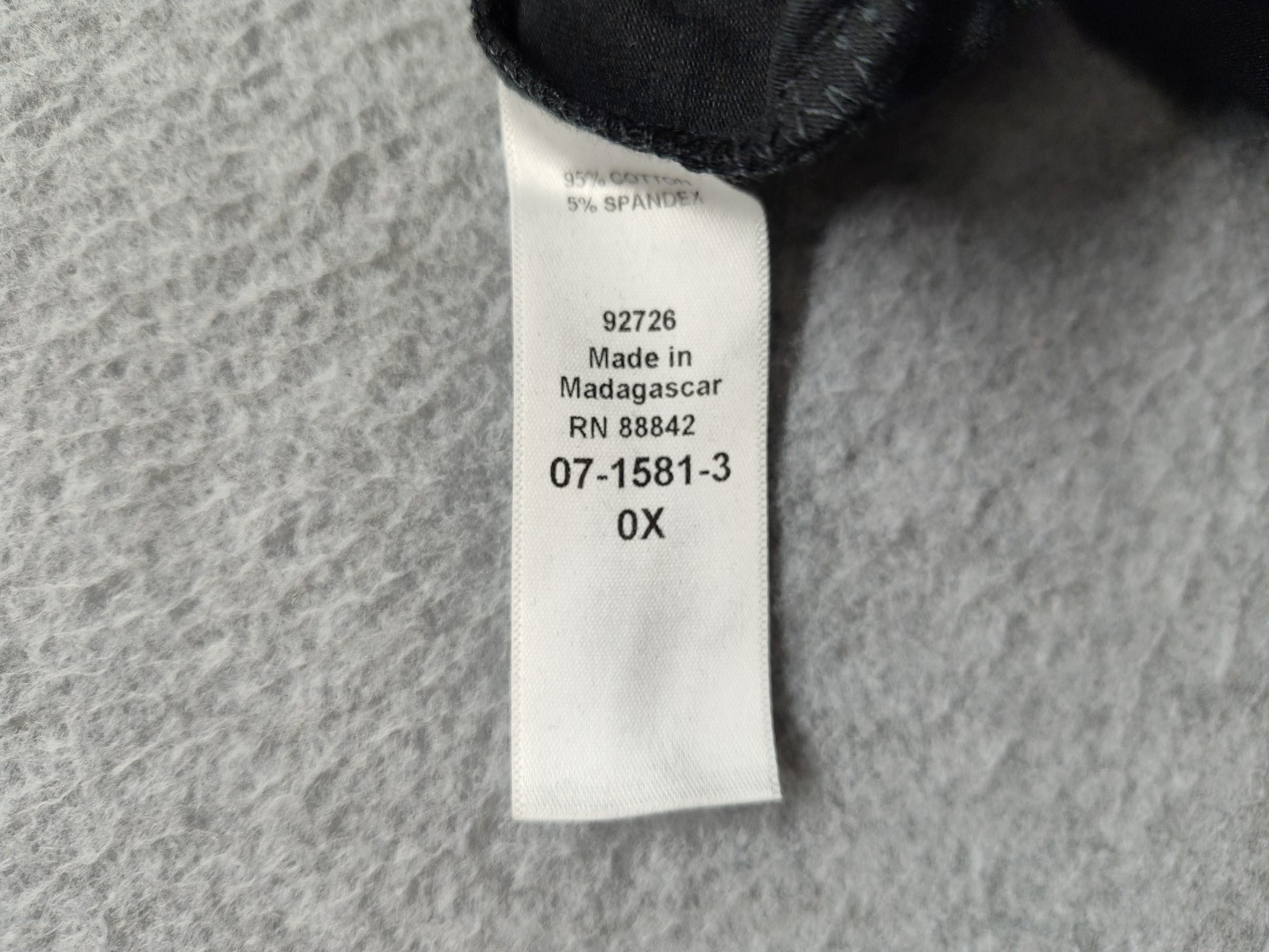 Suprema Studio Women Vest Jacket 0X Black Sleeveless Full Zip Casual Activewear