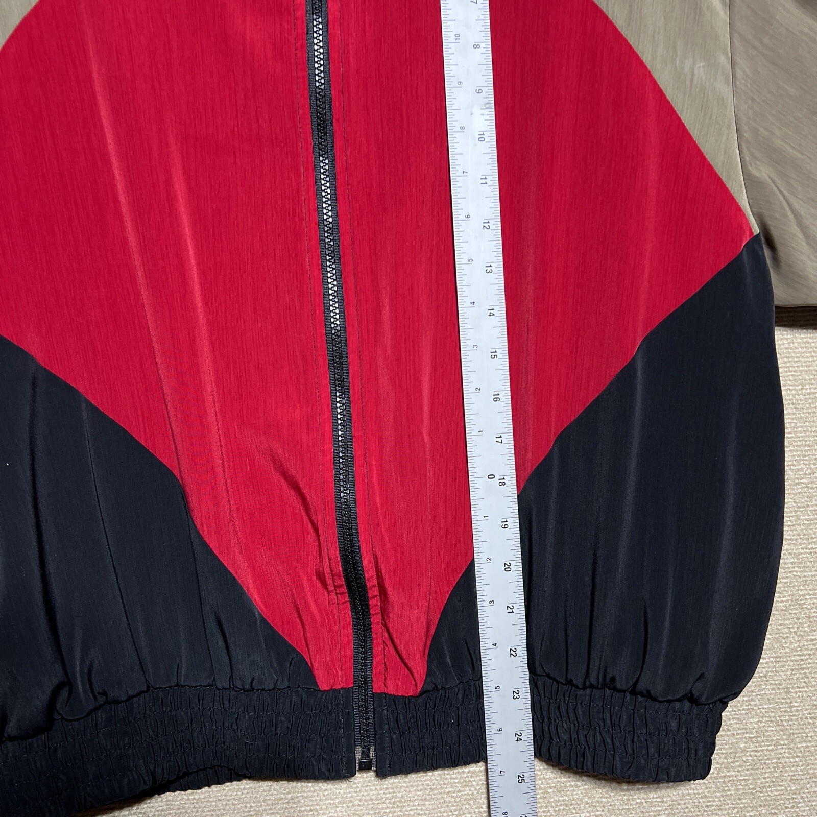 Vintage S.G. Sport Collection Women’s 3x Windbreaker Color Block Full Zip