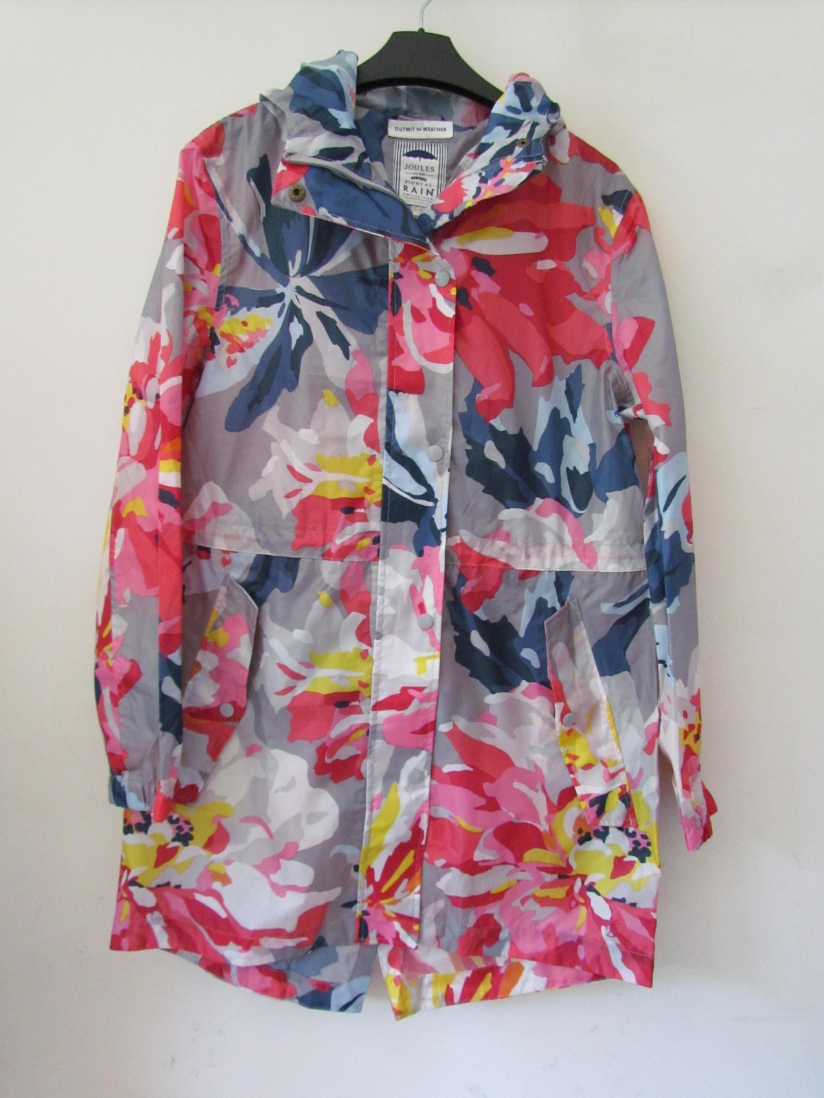 Joules Waterproof Lightweight Right As Rain Jacket Coat Size UK 10