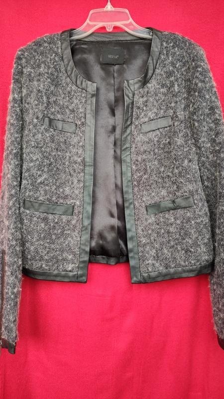 women gestuz blazer grey 40/L/48