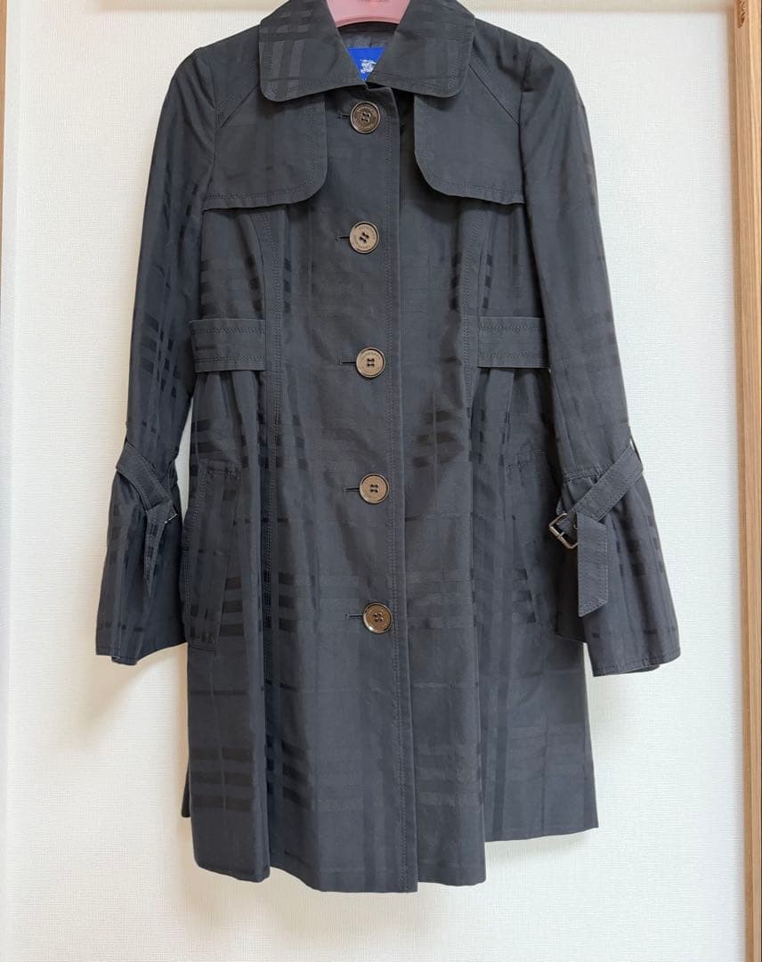Burberry Blue Label Trench Coat Black