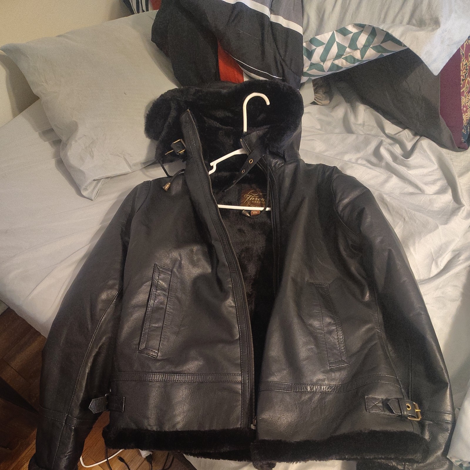 Women’s RAF B3 Shearling Leather Jacket – Pilot Aviator Flying Bomber Style