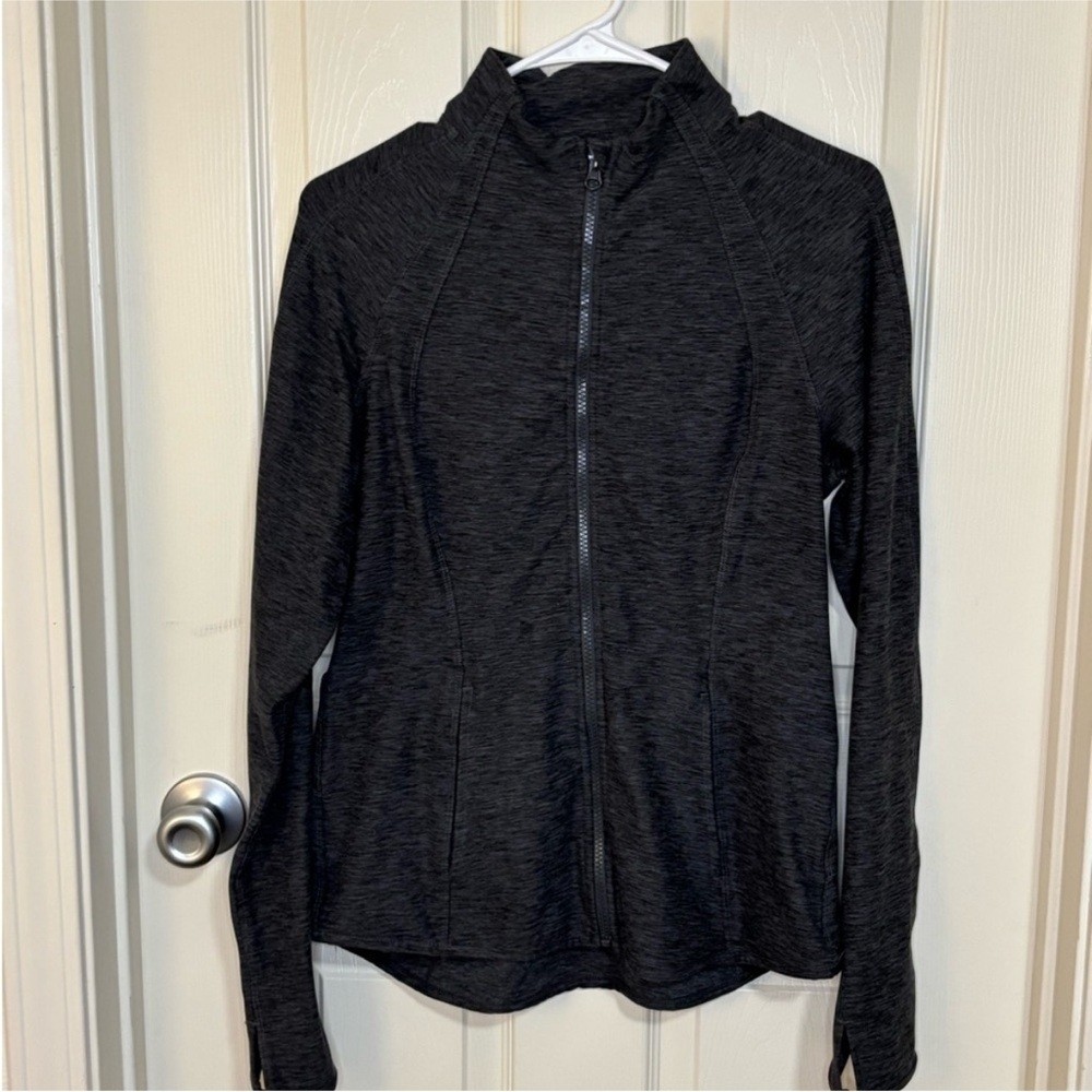 Yogalicious Lux Zip Jacket Dark Charcoal L | Active Stretch Layer