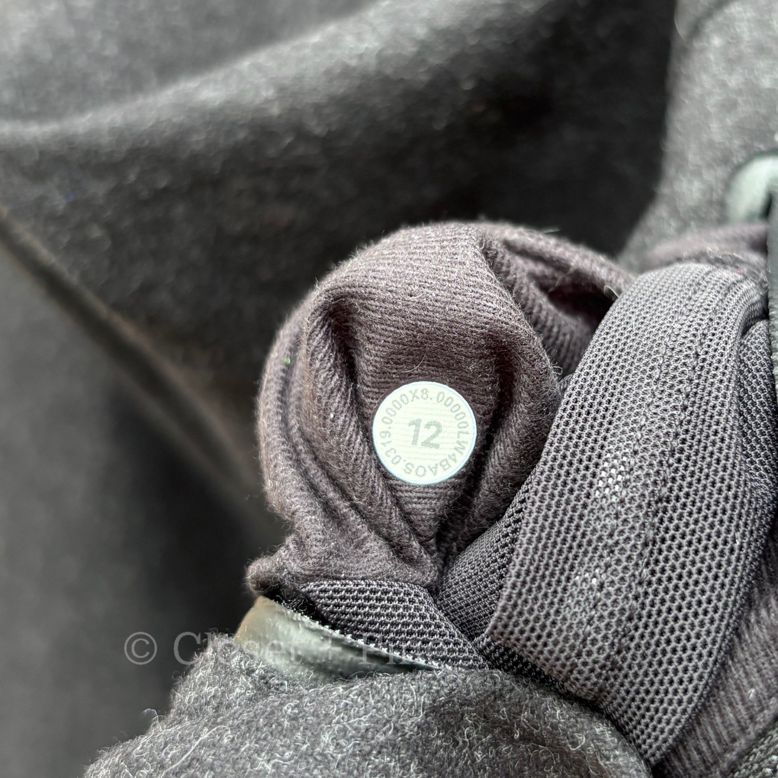 Lululemon Roam Far Wool Coat Heathered Black Size 12 Wool Blend