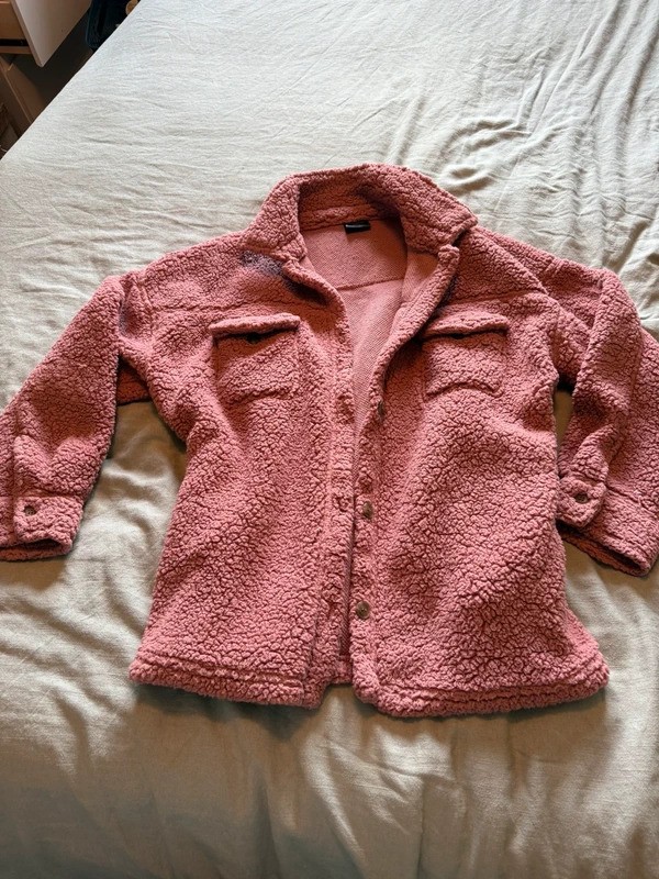 32 Degrees Heat Pink Sherpa Fleece Jacket XL/XXL