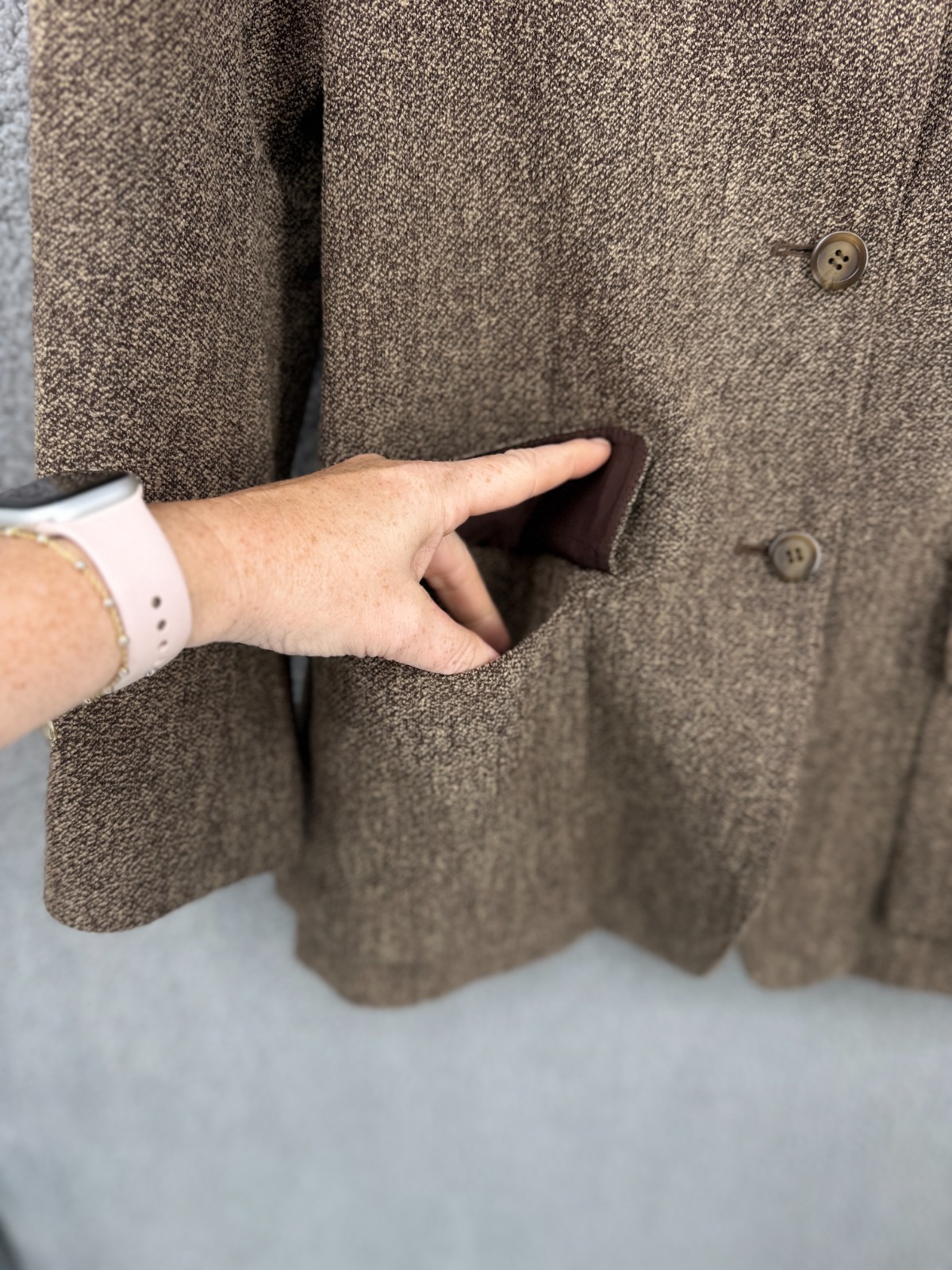Vintage Y2K Anne Klein Women Wool Blend Blazer Equestrian Riding Coat Hong Kong