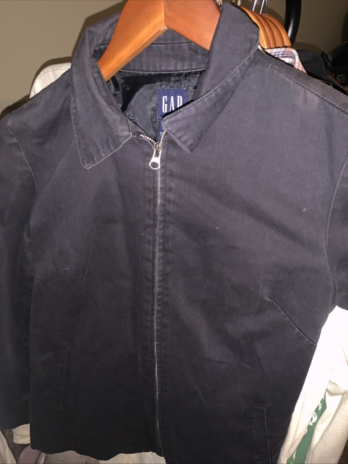 Gap Utility Field Jacket Women’s Size Small Midnight Blue 100% Cotton
