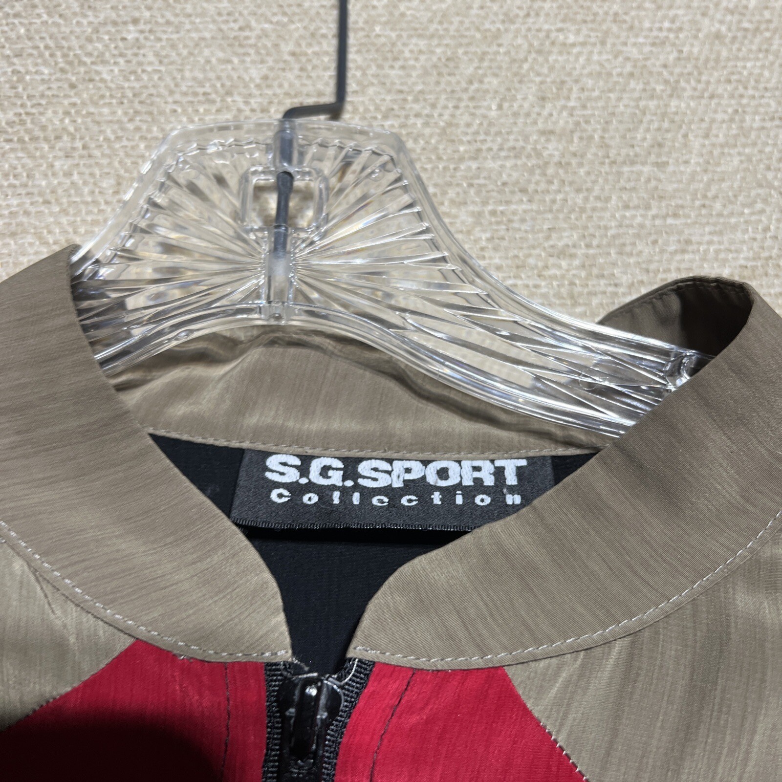 Vintage S.G. Sport Collection Women’s 3x Windbreaker Color Block Full Zip